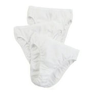 Women's 3DHICWH Cotton Hi-Cut Brief Panties - 3 Pack