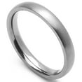 thumbnail image 1 of Women's 3MM Comfort Fit Stainless Steel Wedding Band Satin Finished Classic Domed Ring (Size 5 to 12) Size 6.5, 1 of 3