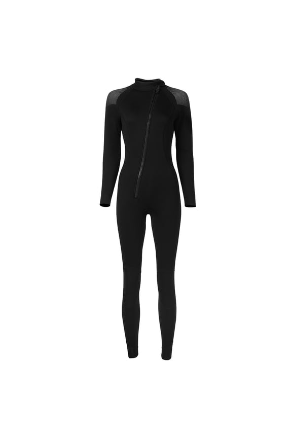 Women's 3mm Full Body Neoprene Wetsuit One Piece Long Sleeve Cold Water Thermal Protection for Surfing Diving Snorkeling & Winter Sports