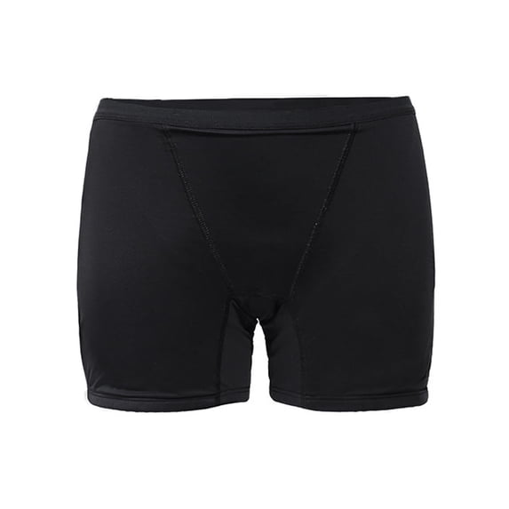 Women's 4 Layer Leakproof Menstrual Panties Light Absorption For Girls Breathable Crotch Underwear, XL, Black