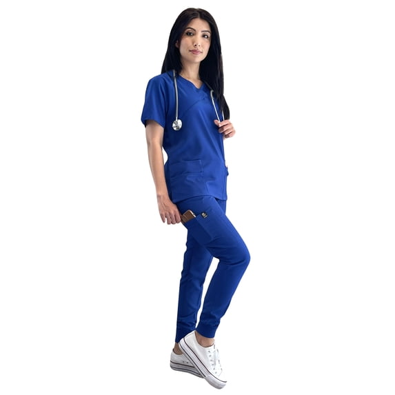 Women's 4-Way Extreme Stretch Jogger Scrubs - Style ST100-JR