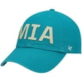 thumbnail image 1 of Women's '47 Aqua Miami Dolphins Finley Clean Up Adjustable Hat, 1 of 4