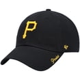 thumbnail image 1 of Women's '47 Black Pittsburgh Pirates Team Miata Clean Up Adjustable Hat, 1 of 4