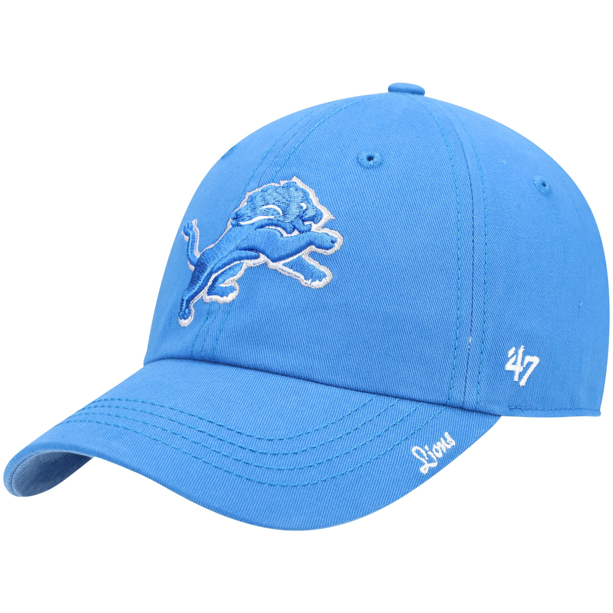 detroit lions adjustable hat