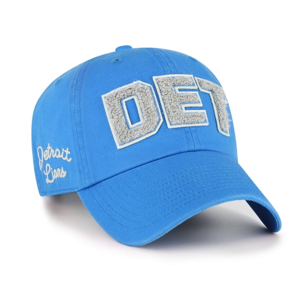 Women's '47 Blue Detroit Lions Zoey Clean Up Adjustable Hat