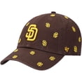 thumbnail image 1 of Women's '47 Brown San Diego Padres Confetti Clean Up Adjustable Hat, 1 of 4