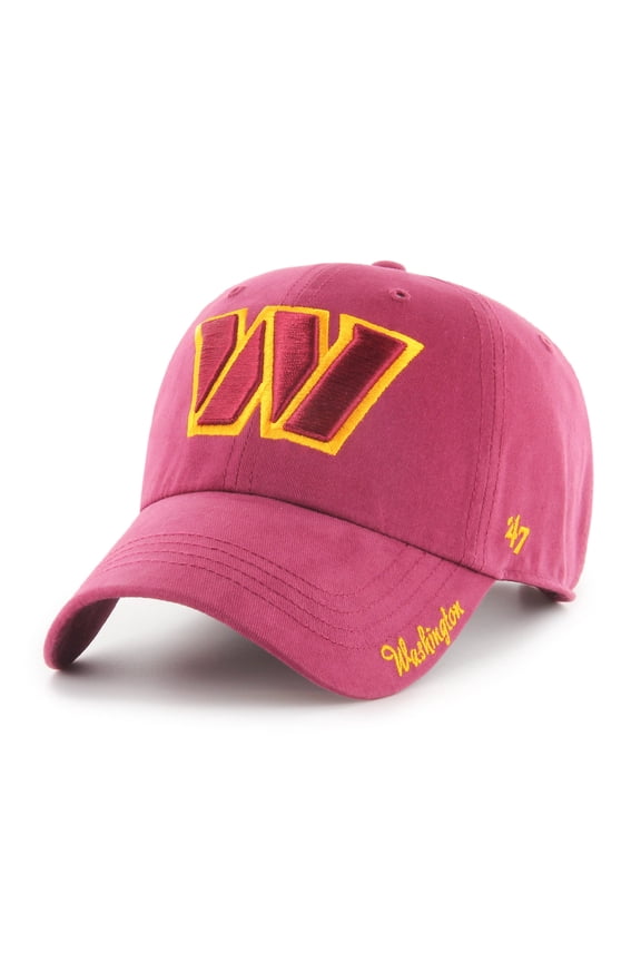 Women's '47 Burgundy Washington Commanders Miata Clean Up Adjustable Hat