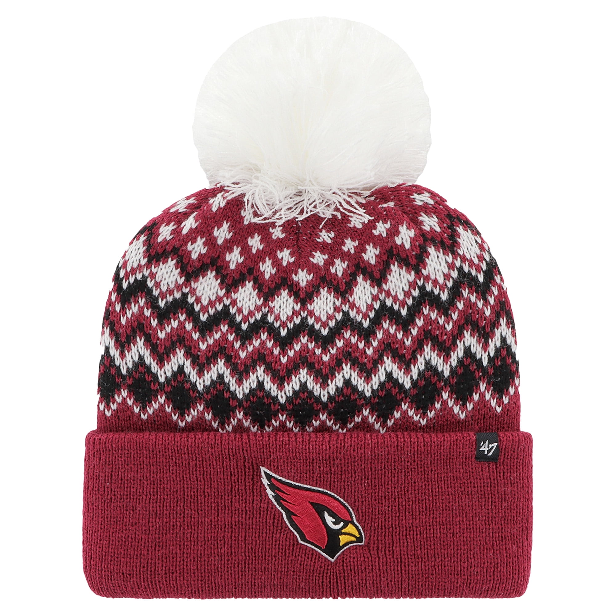Az Cardinals Unisex Checked Game Beanie white-louisville-cardinals-  main image 4