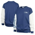 thumbnail image 1 of Women's '47  College Navy Seattle Seahawks Double Header Rise Andie Pullover Sweatshirt, 1 of 3