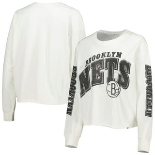 47 White Brooklyn Nets City Edition Downtown Franklin Long Sleeve T-Shirt