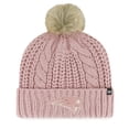 thumbnail image 1 of Women's '47 Dusty Rose New England Patriots Meeko Cuffed Knit Hat with Pom, 1 of 2
