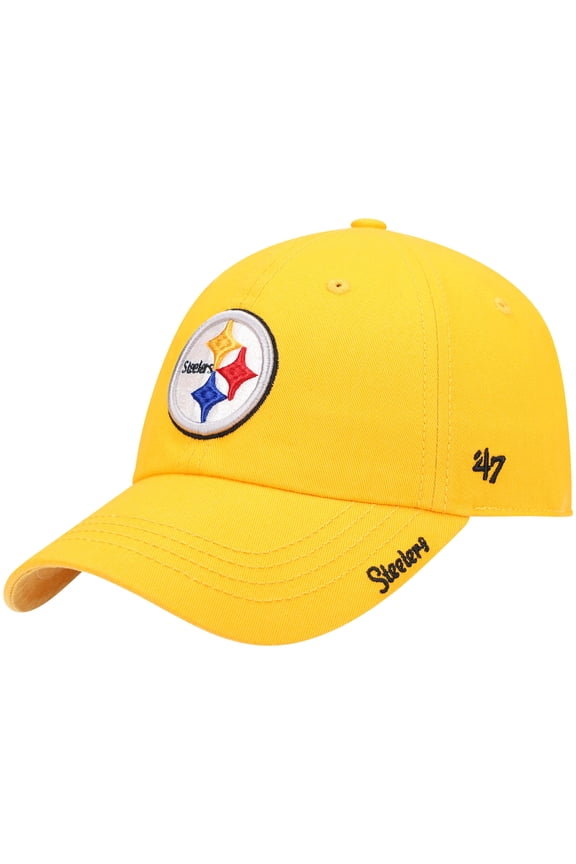 Women's '47 Gold Pittsburgh Steelers Miata Clean Up Secondary Adjustable Hat