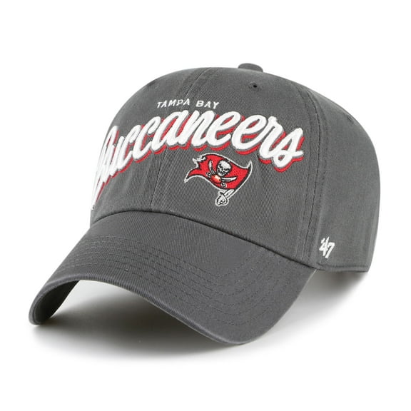 Women's '47 Graphite Tampa Bay Buccaneers Ariana Clean Up Adjustable Hat