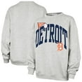 thumbnail image 1 of Women's '47  Gray Detroit Tigers Arched Icon Oversized Sweatshirt, 1 of 3
