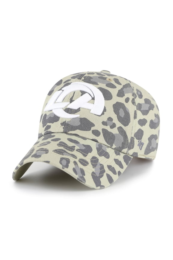 Women's '47  Gray Los Angeles Rams Bagheera Clean Up Adjustable Hat