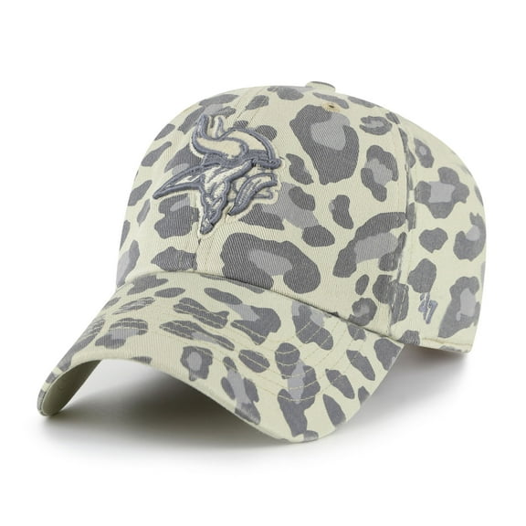 Women's '47  Gray Minnesota Vikings Bagheera Clean Up Adjustable Hat