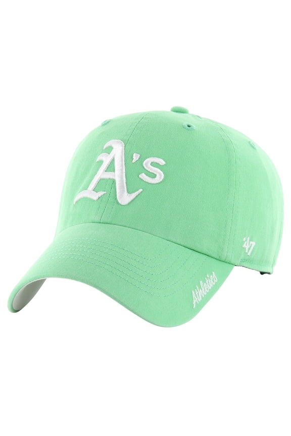 Women's '47 Green Athletics Luminance Cheer Clean Up Adjustable Hat