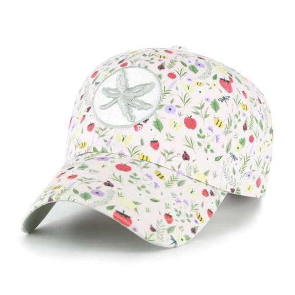 Women's '47 Light Pink Ohio State Buckeyes Posey Clean Up Adjustable Hat