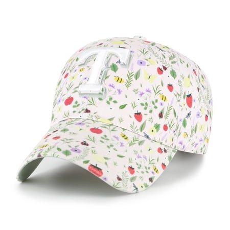 Women's '47 Light Pink Texas Rangers Posey Clean Up Adjustable Hat