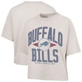 thumbnail image 1 of Women's '47 Natural Buffalo Bills Cropped Windthrow Ravine T-Shirt, 1 of 3