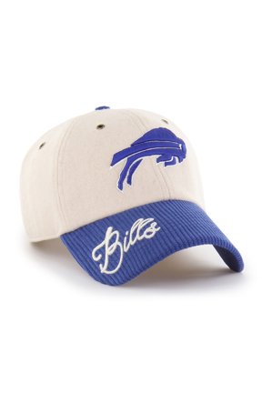 Women's '47 Natural/Royal Buffalo Bills Rope Script Clean Up Adjustable Hat