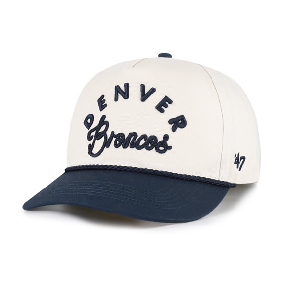 Women's '47 Natural Denver Broncos Rope Script Hitch Adjustable Hat