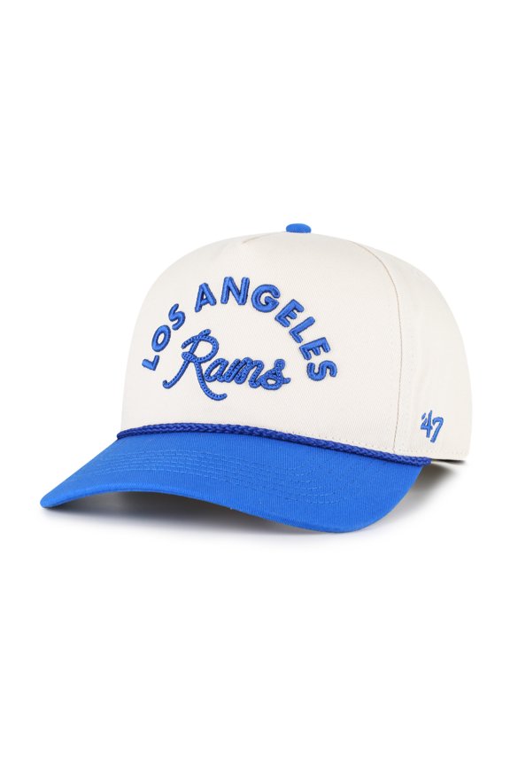 Women's '47 Natural Los Angeles Rams Rope Script Hitch Adjustable Hat