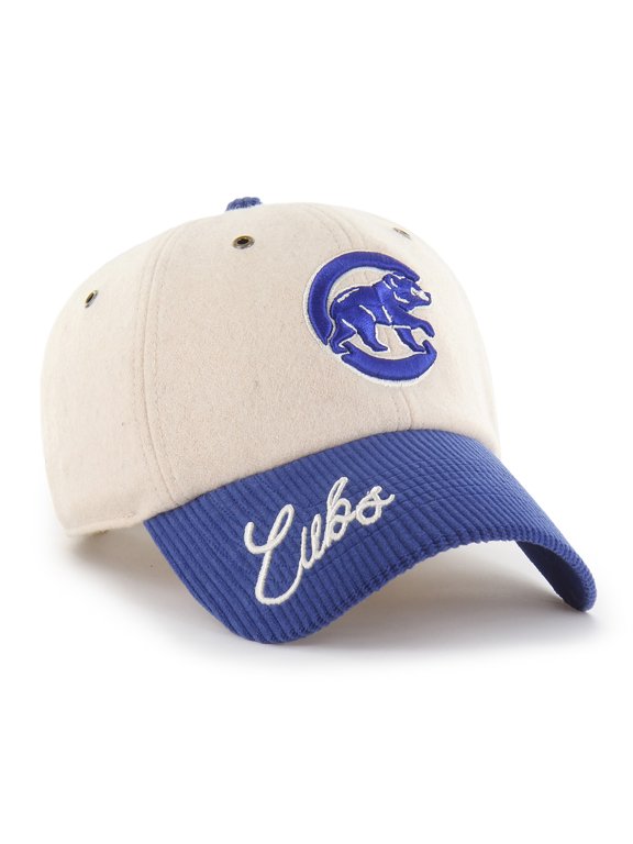 Women's '47 Natural/Royal Chicago Cubs Rope Script Clean Up Adjustable Hat