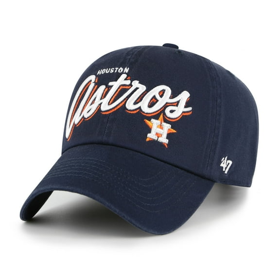 Women's '47 Navy Houston Astros Ariana Clean Up Adjustable Hat