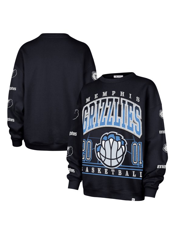 Women's '47 Navy Memphis Grizzlies 2025/26 City Edition Go Big Oversized Sweatshirt