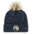 thumbnail image 1 of Women's '47 Navy Minnesota Timberwolves Meeko Cuffed Knit Hat with Pom, 1 of 1
