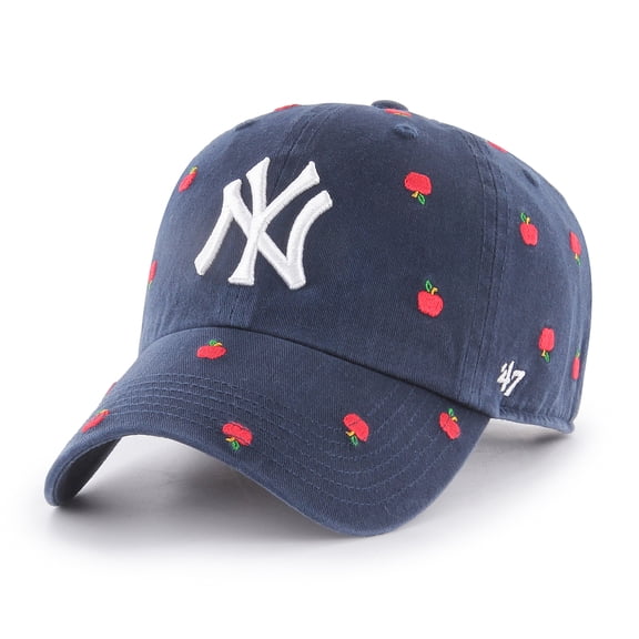 Women's '47 Navy New York Yankees Confetti Clean Up Adjustable Hat