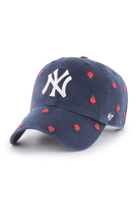 Women's '47 Navy New York Yankees Confetti Clean Up Adjustable Hat