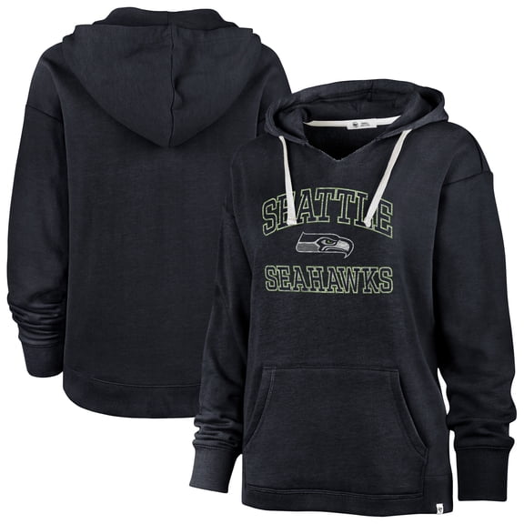 Women's '47 Navy Seattle Seahawks Clarity Naomi Hoodie