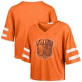 thumbnail image 1 of Women's '47 Orange Cleveland Browns Premier Scout Cropped V-Neck T-Shirt, 1 of 3