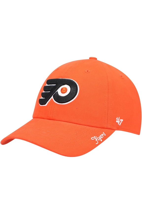 Women's '47 Orange Philadelphia Flyers Team Miata Clean Up Adjustable Hat