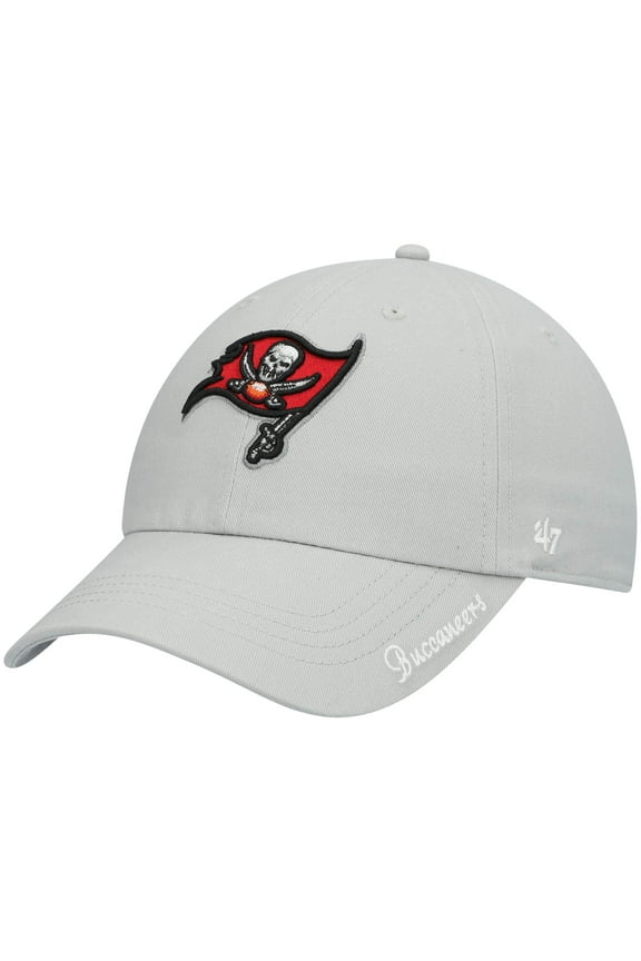 Women's '47 Pewter Tampa Bay Buccaneers Miata Clean Up Primary Adjustable Hat