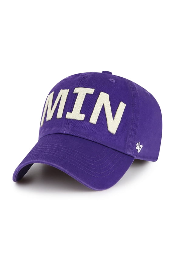 Women's '47 Purple Minnesota Vikings Finley Clean Up Adjustable Hat
