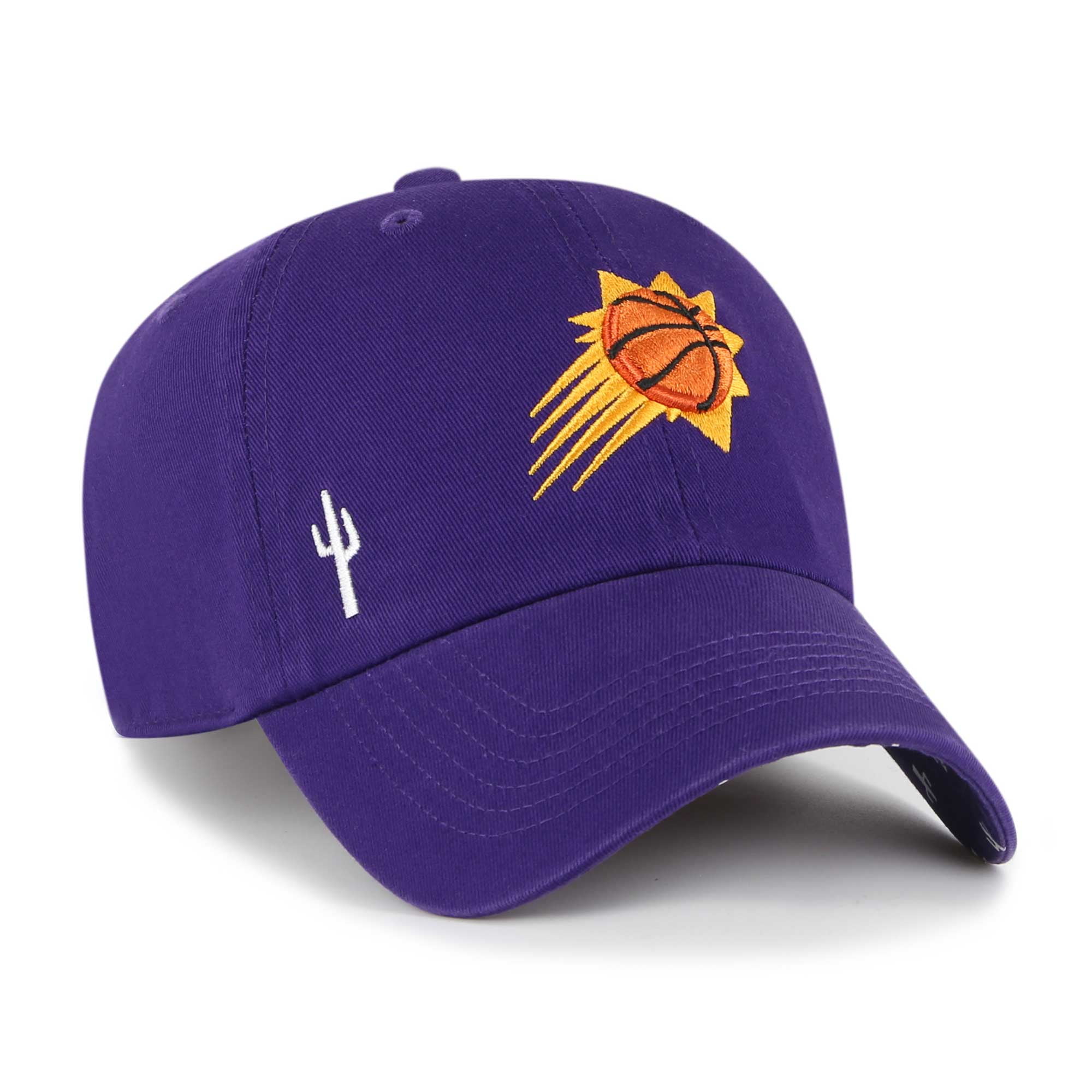 Women's '47 Purple Phoenix Suns Confetti Undervisor Clean Up Adjustable Hat