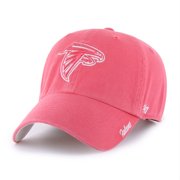 Women's '47 Red Atlanta Falcons Luminance Cheer Clean Up Adjustable Hat