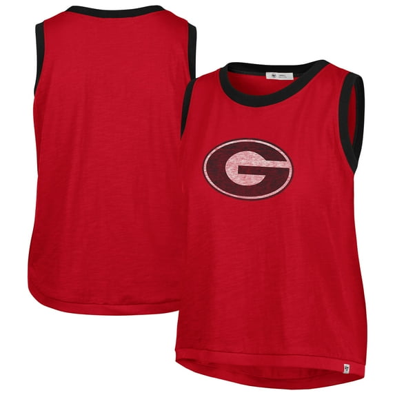 Women's '47 Red Georgia Bulldogs Premier Ringer Tank Top