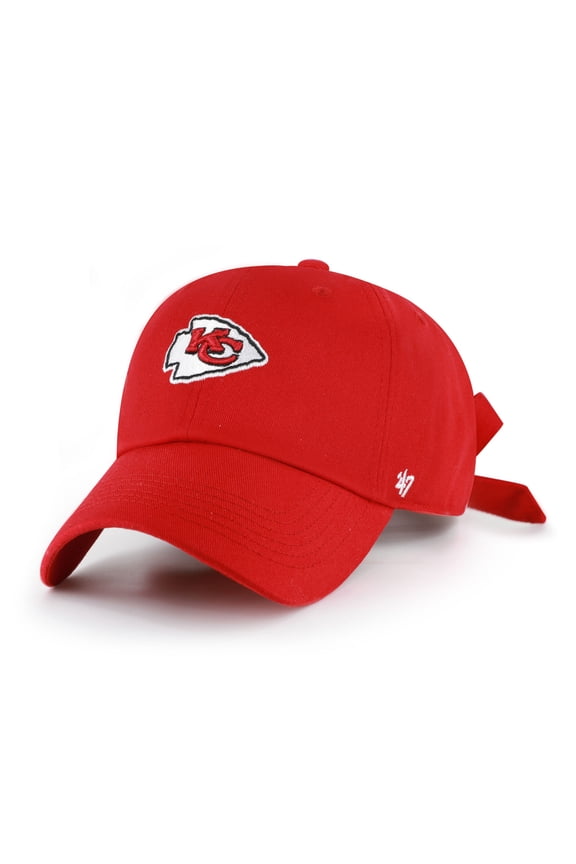 Women's '47 Red Kansas City Chiefs  Bow Back Clean Up Adjustable Hat