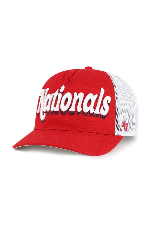 Women's '47 Red Washington Nationals Biloxi Hitch Adjustable Hat