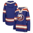 thumbnail image 1 of Women's '47  Royal New York Islanders Superior Lacer Pullover Hoodie, 1 of 3