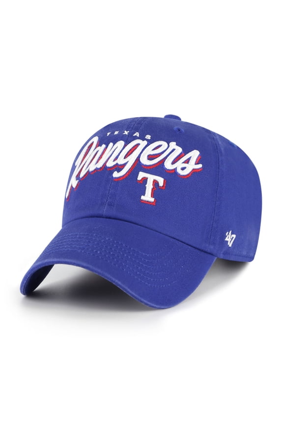 Women's '47 Royal Texas Rangers Ariana Clean Up Adjustable Hat
