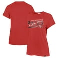 thumbnail image 1 of Women's '47 Scarlet San Francisco 49ers Pep Up Frankie T-Shirt, 1 of 3