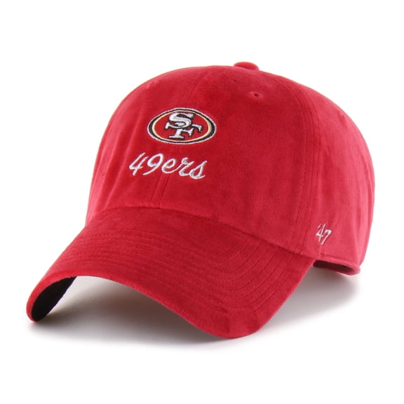Women's '47 Scarlet San Francisco 49ers Spirited Clean Up Adjustable Hat