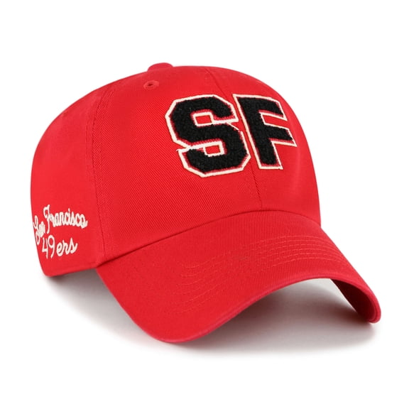 Women's '47 Scarlet San Francisco 49ers Zoey Clean Up Adjustable Hat