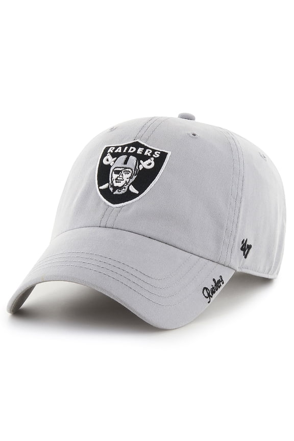 Women's '47 Silver Las Vegas Raiders Miata Clean Up Secondary Adjustable Hat