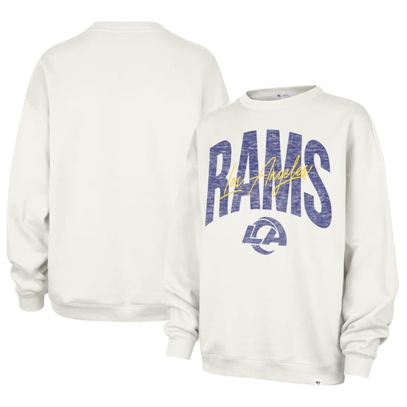 Women's '47 Stone Los Angeles Rams Muse Oversized Sweatshirt